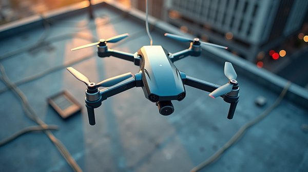 Drones tethered : sécurité et surveillance en temps réel